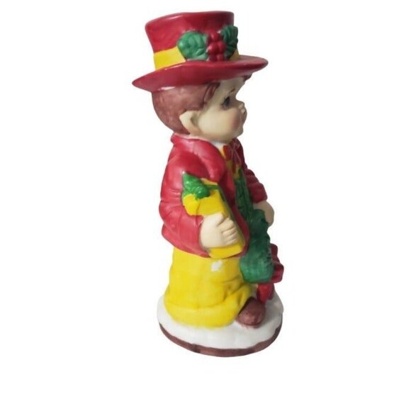 VTG 1979 Bisque Porcelain Chadwick Miller (CMI) Christmas Dickens Boy Bank - Picture 3 of 5